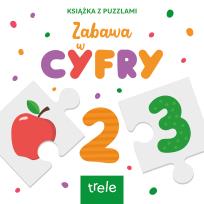 Okładka książki Cyfry. Książka z puzzlami