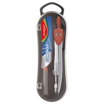 Opakowanie Cyrkiel metalowy w etui z grafitami MIX