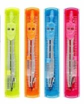 Opakowanie Cyrkiel metalowy z linijką mix