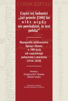 Okładka książki Części tej ludności „już prawie [200] lat nikt nigdy nie powiedział, że jest polską”