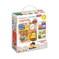 Opakowanie CzuCzu Układanki z dziurką Pojazdy