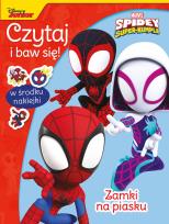 Okładka książki Czytaj i baw się! Zamki na piasku. Marvel Spidey