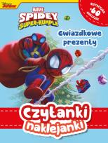 Okładka książki Czytanki naklejanki. Gwiazdkowe prezenty. Marvel Spidey i superkumple