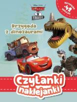 Okładka książki Czytanki naklejanki. Przygoda z dinozaurami