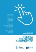 Okładka książki Dekada polskiego e-commerce