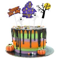 Opakowanie Dekoracja ciasta - straszny dwór 5szt