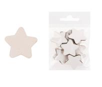 Opakowanie Dekoracja drewniana 12szt Gwiazda duża