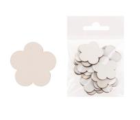 Opakowanie Dekoracja drewniana 12szt Kwiat duży