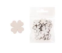 Opakowanie Dekoracja drewniana 24szt Koniczyna średnia