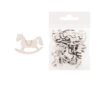 Opakowanie Dekoracja drewniana 24szt Zabawka