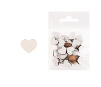 Opakowanie Dekoracja drewniana 36szt Serce małe