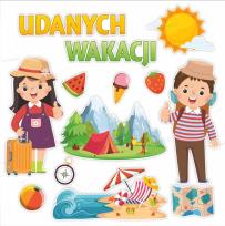 Opakowanie Dekoracja szkolna - Udanych wakacji 13el