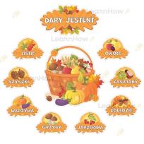 Opakowanie Dekoracje jesienne - Dary jesieni 10el