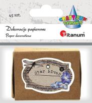 Opakowanie Dekoracje kartonowe notatki w pudełku 45szt