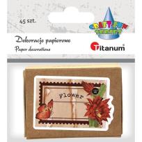 Opakowanie Dekoracje kartonowe notatki w pudełku 45szt