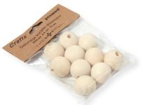 Opakowanie Dekoracje koraliki drewniane 25mm 10szt