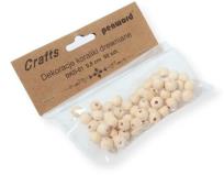 Opakowanie Dekoracje koraliki drewniane 8mm 50szt