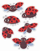 Opakowanie Dekoracje okienne dwustronne - Biedronkii 01 6szt