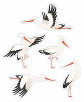 Opakowanie Dekoracje okienne dwustronne - Bociany 01 5szt