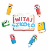 Opakowanie Dekoracje okienne dwustronne-Witaj szkoło 01 7szt