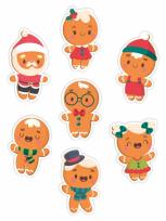 Opakowanie Dekoracje okienne świąteczne - Piernikowe... 7szt