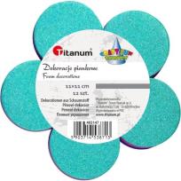 Opakowanie Dekoracje piankowe kwiaty 12szt