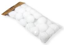 Opakowanie Dekoracje pompony 5cm białe 30szt