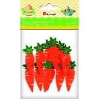 Opakowanie Dekoracje samoprzylepne marchewki 17x45mm 12szt