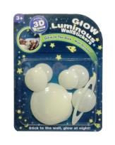 Opakowanie Dekoracje ścienne świecące w ciemności MIX