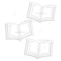 Opakowanie Dekoracje szkolne - Duże książki 3D 3el