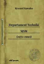 Okładka książki Departament Techniki MSW (1971-1990)