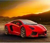 Opakowanie Diamentowa mozaika auto czerwone sportowe  NO-1008143