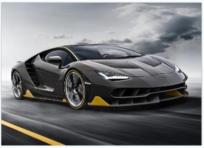 Opakowanie Diamentowa mozaika auto sportowe czarne na asfalcie  NO-1008538