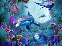 Opakowanie Diamentowa mozaika Delfiny 60884