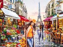 Opakowanie Diamentowa mozaika Dziewczyna w Paryżu 60886