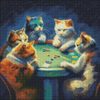 Opakowanie Diamentowa mozaika - Futrzaki hazardu 40x40cm