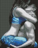 Opakowanie Diamentowa mozaika - Gorący uścisk 40x50cm