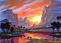 Opakowanie Diamentowa mozaika góry zwierzęta u wodopoju NO-1006720