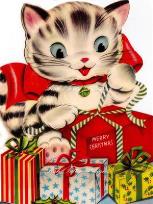 Opakowanie Diamentowa mozaika Kot z prezentami 60534