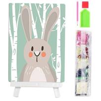 Opakowanie Diamentowa mozaika królik w brzózkach +sztaluga NO-1007260