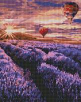 Opakowanie Diamentowa mozaika - Kwitnąca lawenda... 40x50cm