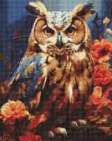 Opakowanie Diamentowa mozaika - Leśna sowa 40x50cm