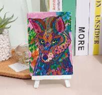 Opakowanie Diamentowa mozaika lis kolor +sztaluga NO-1007270