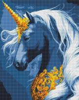 Opakowanie Diamentowa mozaika - Magiczny jednorożec 40x50cm