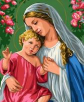 Opakowanie Diamentowa mozaika Maryja z dzieciątkiem NO-1006779