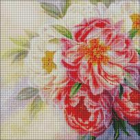 Opakowanie Diamentowa Mozaika - Nastrój piwonii 40x40