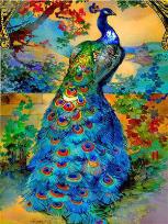 Opakowanie Diamentowa mozaika Piękny Paw 60734