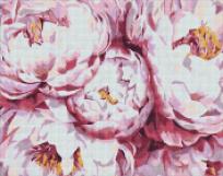 Opakowanie Diamentowa mozaika - Piwonie królewskie 40x50cm