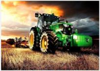 Opakowanie Diamentowa mozaika Traktor w blasku słońca NO-1008147