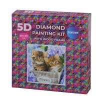 Opakowanie Diamentowa mozaika w ramce - Kotki 20x20 89776